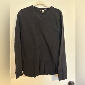 21MEN Black Crewneck Pullover 100% Cotton